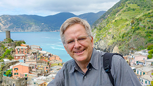 Rick Steves, hiking in Italy's Cinque Terre