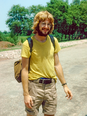 Rick Steves, in Asia in 1978