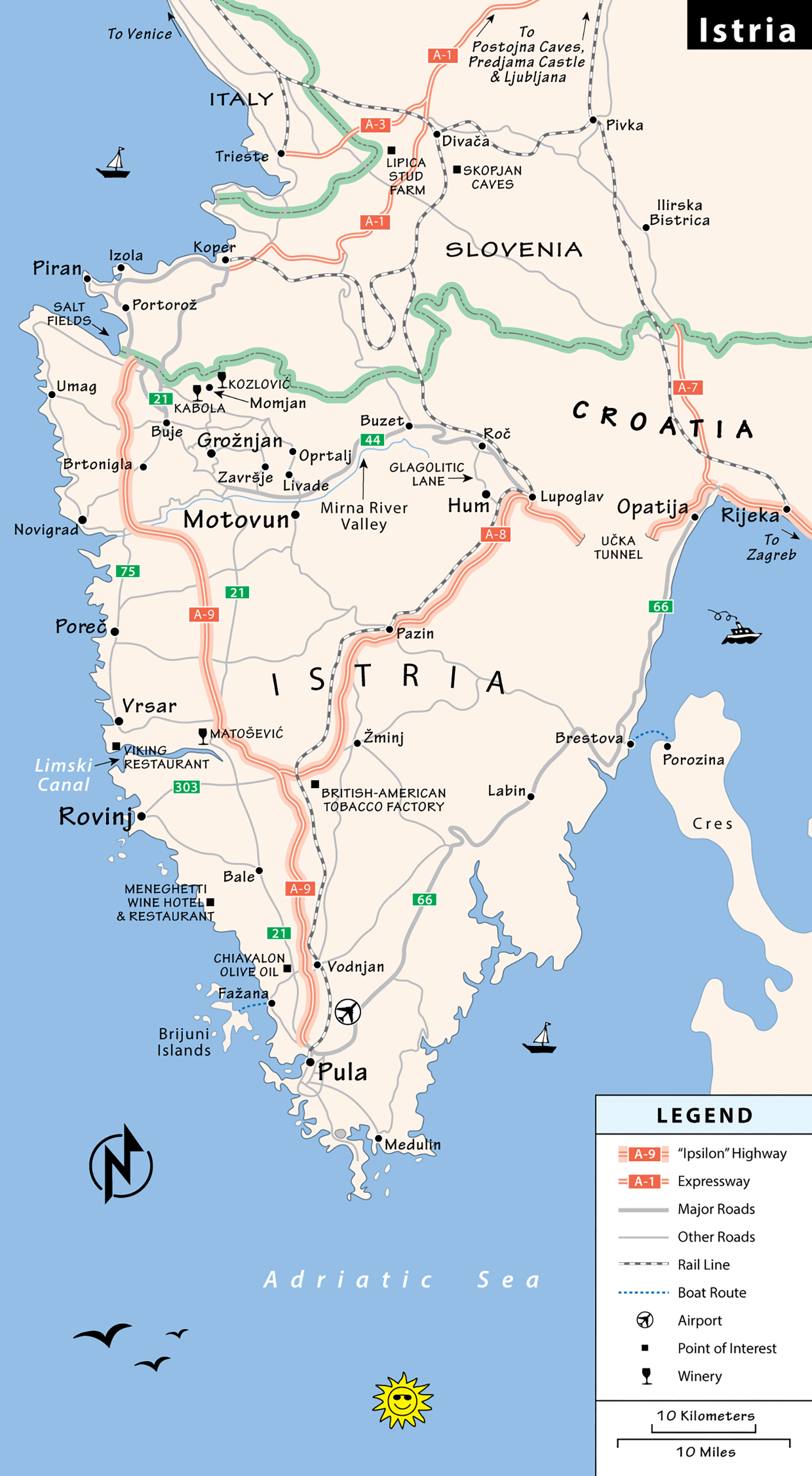 Istria map