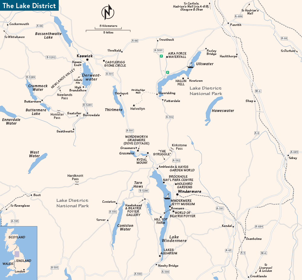 Lake District map