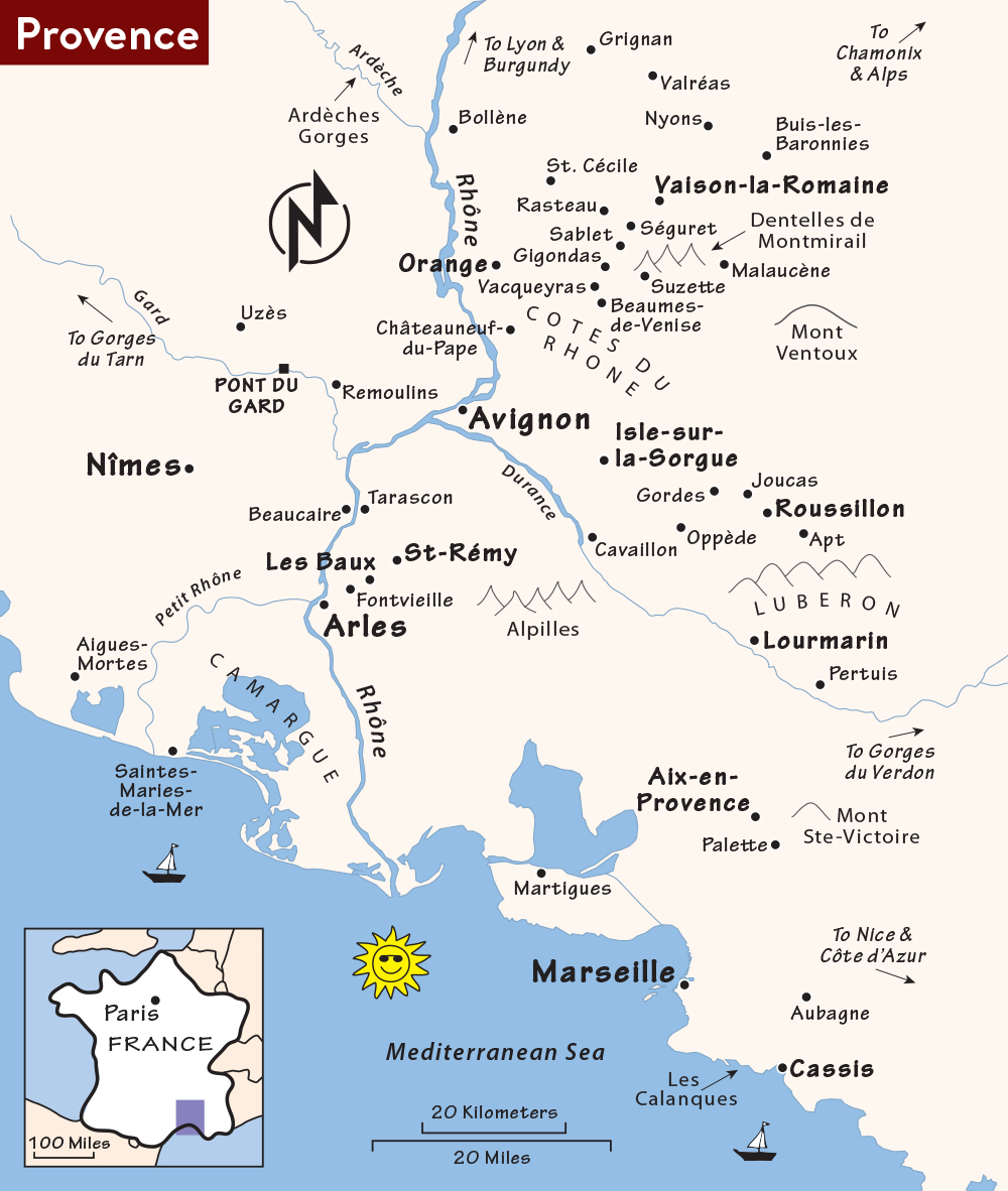 Provence map